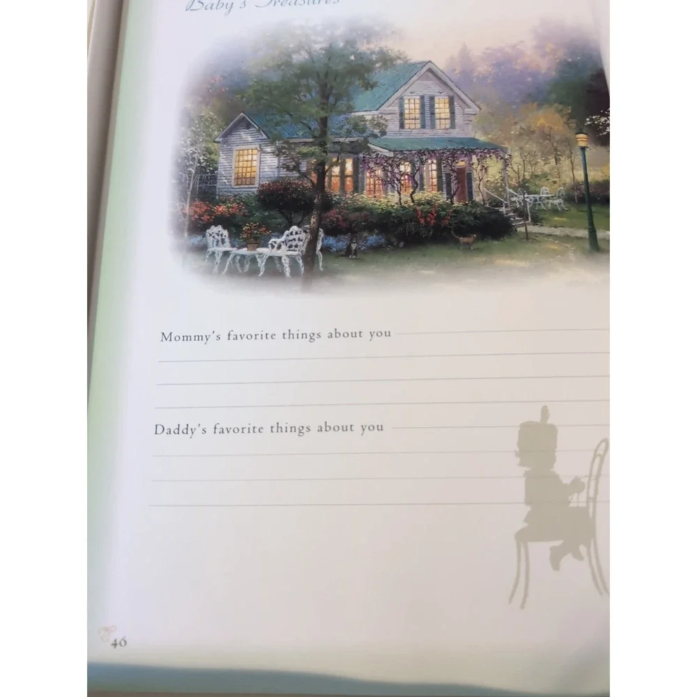 NEW‎ Thomas Kinkade A Child's Garden Of Verses Featuring Robert Louis Stevenson